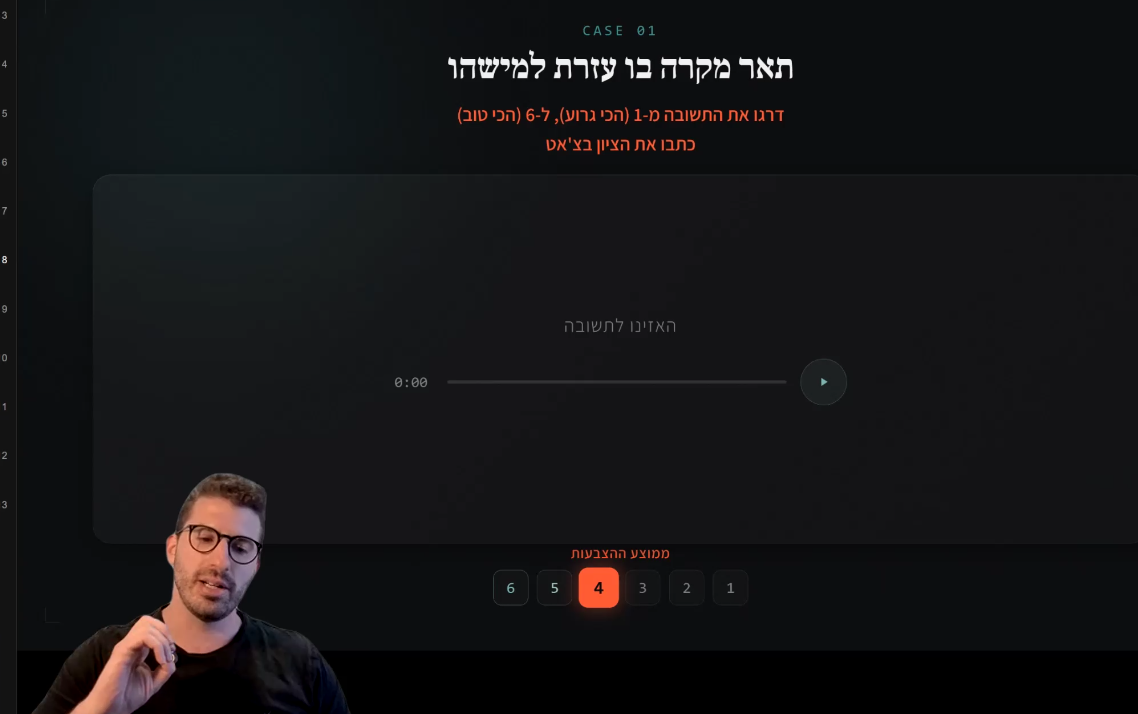 תאר מקרה - קייס 01